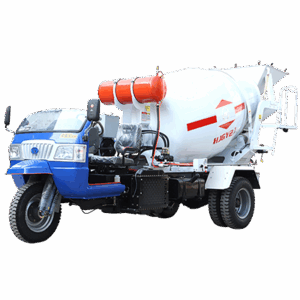Trojkolkové miešacie auto na betón